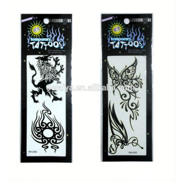 manufacturer gold and silver metallic tattoo design, tattoo sticker